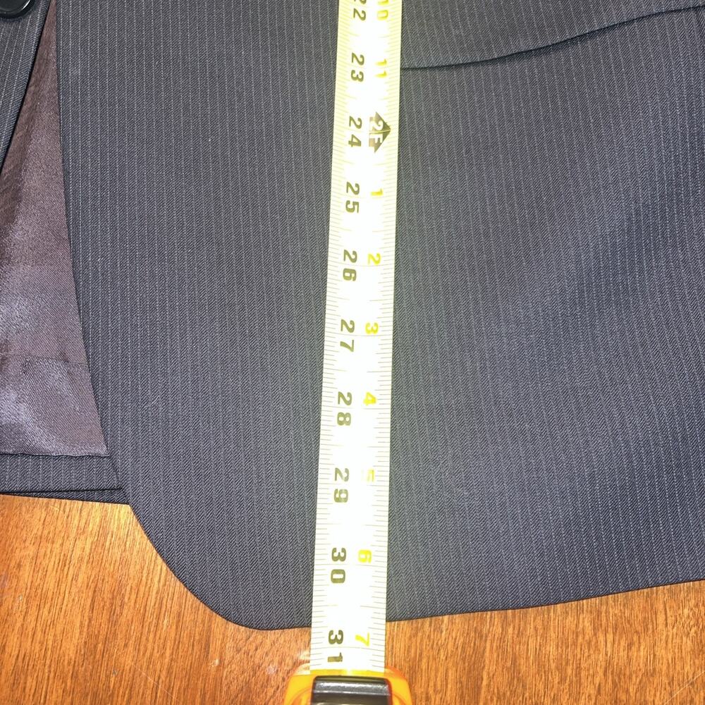 Brooks Brothers Men’s Navy Stripe Blazer 346 Size 40S - Picture 6 of 8